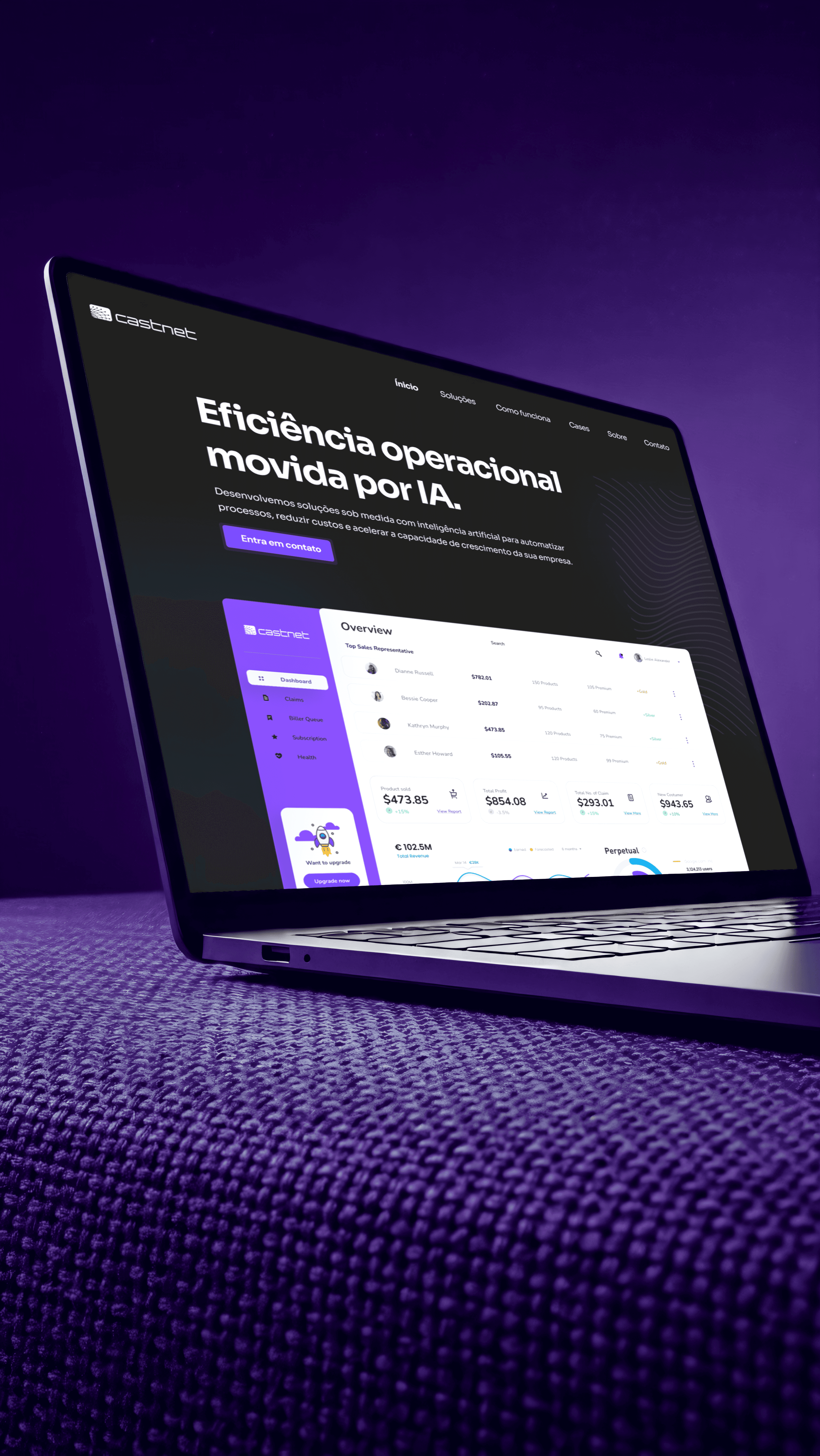 Castnet OS em operação